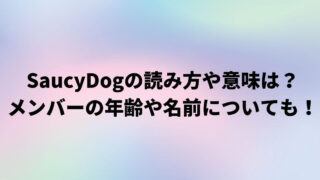 SaucyDogの読み方や意味